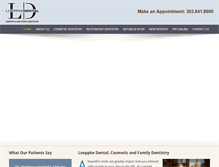 Tablet Screenshot of parkerdentist.com
